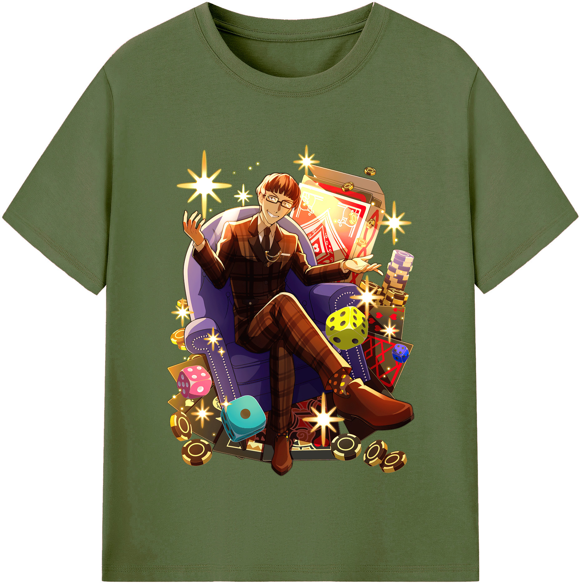 （画像用） 文豪ストレイドッグス Bungo Stray Dogs 綿100％半袖Tシャツ（フロントプリント）